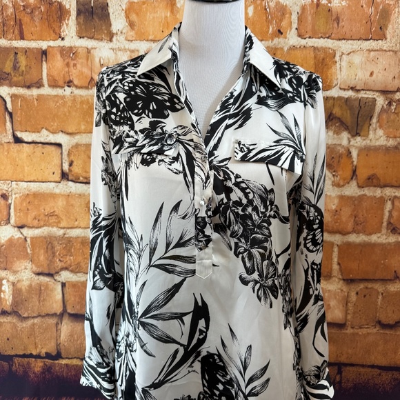 WHBM Printed Blouse - Picture 1 of 3